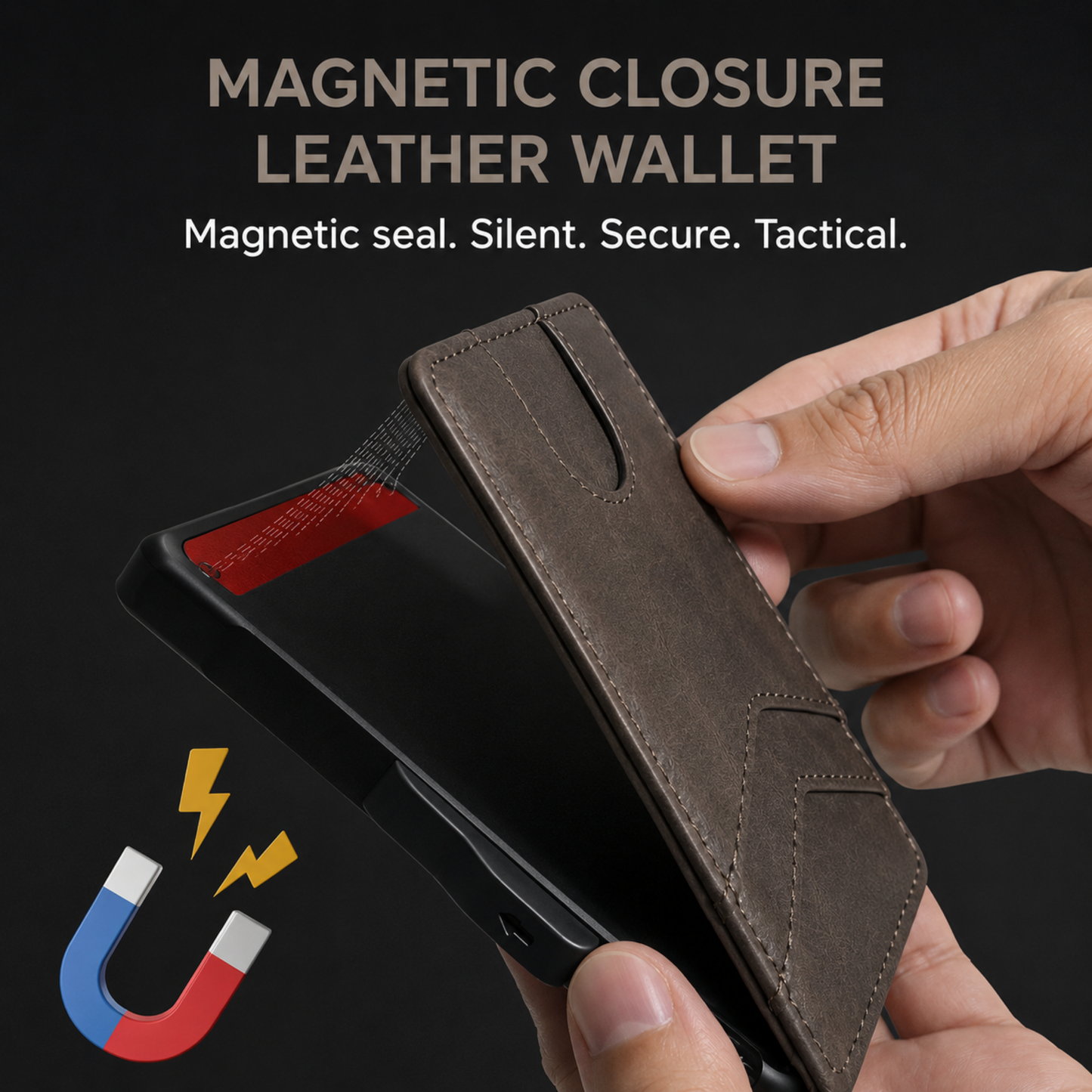 Adersene MagVault® Minimalist Wallet - Maximum Capacity. Minimal Footprint.