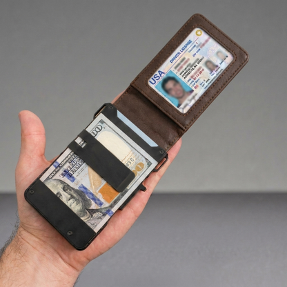 Adersene MagVault® Minimalist Wallet - Maximum Capacity. Minimal Footprint.